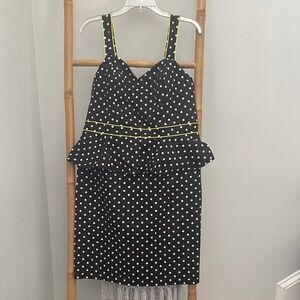 Cato Black and White Polka Dot dress